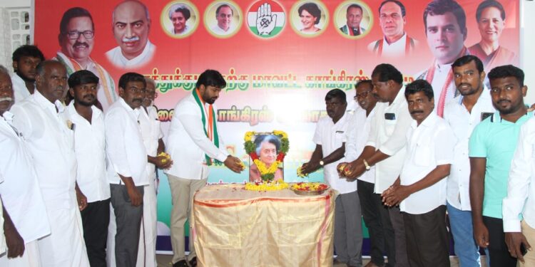 இந்திரா காந்தியின் 104 ஆவது பிறந்தநாள் விழா: ஸ்ரீவை தொகுதி சட்டமன்ற உறுப்பினர் ஊர்வசி அமிர்தராஜ் தலைமையில் வெகு சிறப்பாக கொண்டாடப்பட்டது.