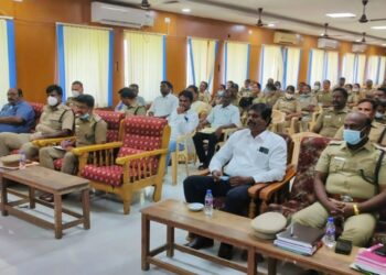 தூத்துக்குடி மாவட்டத்தில் உள்ள அனைத்து காவல் துணை கண்காணிப்பாளர்கள் மற்றும் காவல் ஆய்வாளர்களுக்கான மாதாந்திர ஆய்வு கூட்டம்