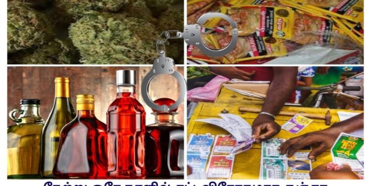 டிஜிபி உத்தரவை ஏற்று தூத்துக்குடியில் கஞ்சா, குட்கா, லாட்டரி ஒழிக்க எஸ்பி ஜெயக்குமார் தீவிரம்!