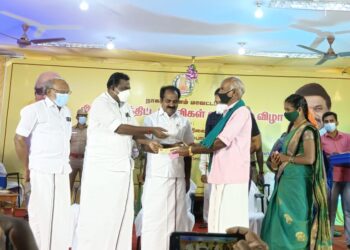 வேதாரண்யத்தில் 417 பேருக்கு நலத்திட்ட உதவிகள் – அமைச்சர் சிவ. வீ ,மெய்யநாதன் வழங்கினார்