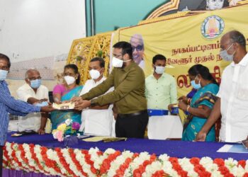 அரசு நலத்திட்ட உதவிகள் வழங்கும் விழா – மாவட்ட ஆட்சியர் அருண்தம்புராஜ் வழங்கினார்.