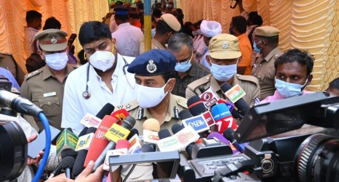 கோவிட் பெருந்தொற்று மற்றும் ஓமைக்ரானை கட்டுபடுத்தும் நோக்கில் காவல் ஆளிநர்களுக்கான பூஸ்டர் தடுப்பூசி முகாம்