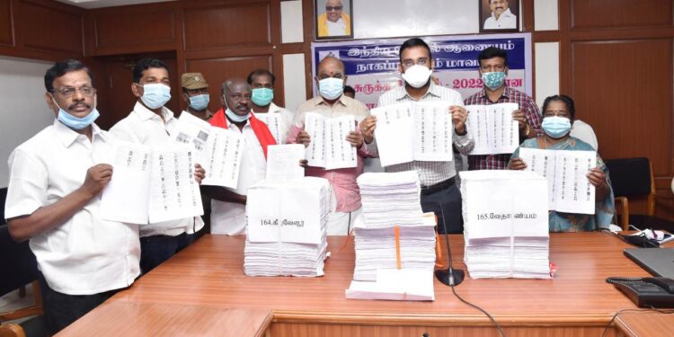 நாகை மாவட்டத்தில் இறுதி வாக்காளர் பட்டியல் வெளியீடு