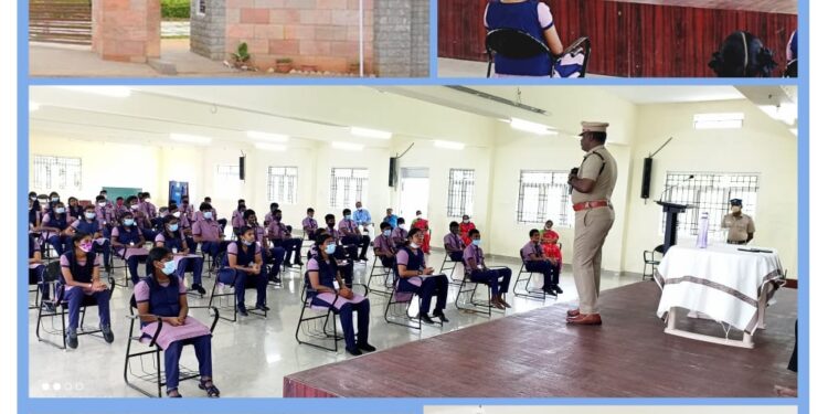 ஸ்ரீஅம்பாள் வித்யாலயா பள்ளியில் விளாத்திகுளம் துணைகாவல் கண்காணிப்பாளர் பிரகாஷ் விழிப்புணர்வு