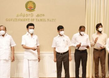 மு.க.ஸ்டாலின் ரூ.16 கோடி மதிப்பில் செண்பகராமன்புதூர் தென்னை மதிப்பு கூட்டு மைய கட்டடத்தினை காணொலி காட்சி வாயிலாக திறந்து வைத்தார்