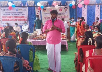 ஓசூர் அருகே மலைகிராம கர்ப்பிணி பெண்களுக்கு சமுதாய வளைகாப்பு : கர்ப்பிணி பெண்கள் நெகிழ்ச்சி