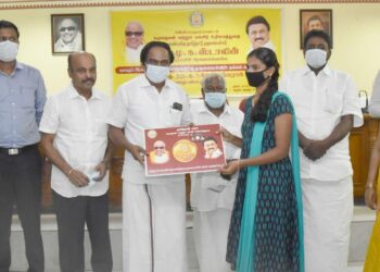 கன்னியாகுமரி மாவட்ட ஏழைப் பெண்களுக்கு திருமண நிதியுதவி மற்றும் திருமாங்கல்யத்திற்கு தங்க காசினை – அமைச்சர் மனோ தங்கராஜ் வழங்கினார்கள்