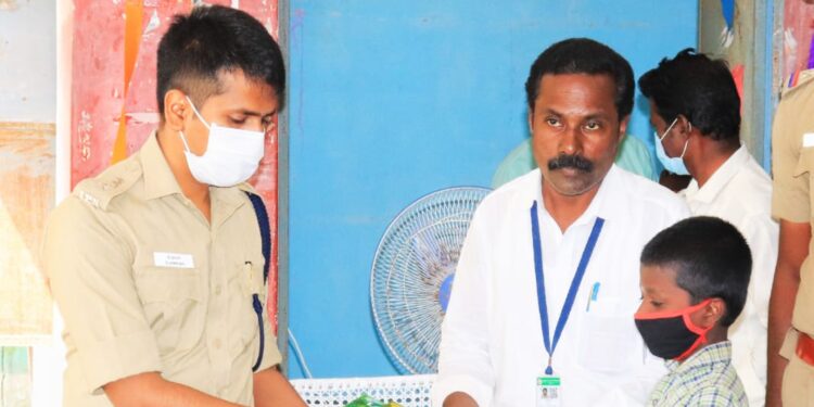 ஆண் காவலர்களுக்கான கைப்பந்து அணி – ஜவஹர் கொடியசைத்து துவக்கி வைத்தார்