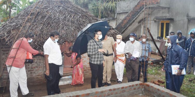 நாகப்பட்டினம் மாவட்ட அரசு மருத்துவக் கல்லூரி மருத்துவமனையில் அமைக்கப்பட்டுள்ள மாணவர்கள் தங்கும் விடுதியை மாவட்ட ஆட்சியர் பார்வையிட்டு ஆய்வு