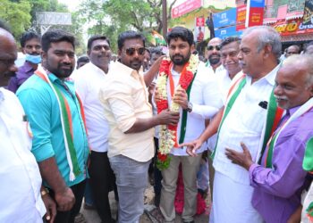 நாசரேத் பேரூராட்சியில் திமுக கூட்டணி வேட்பாளர்களை ஆதரித்து ஊர்வசி அமிர்த ராஜ் எம்.எல்.ஏ., தேர்தல் பிரச்சாரம்! 