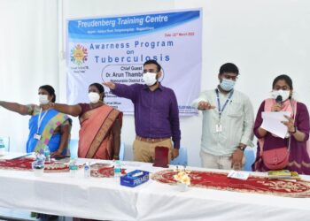 நாகப்பட்டினம் மாவட்ட காசநோய் மையம் மற்றும் பிரைடன் பர்க் நிறுவனம் இணைந்து காசநோய் ஒழிப்பு திட்ட விழிப்புணர்வு நிகழ்ச்சி – மாவட்ட ஆட்சியர் தலைமையில் உறுதிமொழி ஏற்பு மாவட்ட ஆட்சியர் தலைமையில் உறுதிமொழி ஏற்பு