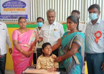 வேதாரண்யத்தில் மாற்றுத் திறனாளிகளுக்கான சிறப்பு மருத்துவ முகாம்