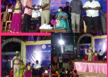 விளாத்திகுளம் டிஎஸ்பி பிரகாஷ்  தூத்துக்குடி காமராஜர் கலை மற்றும் அறிவியல் கல்லூரியின் நாட்டு நலப்பணி மாணவர்களுக்கு விழிப்புணர்வு