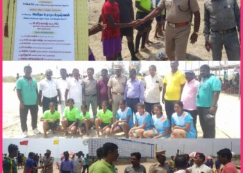 தருவைகுளம் காவல் நிலைய எல்லைகுட்பட்ட மாவட்ட அளவிலான கடற்கரை விளையாட்டு போட்டியை விளாத்திகுளம் டி எஸ்பி பிரகாஷ்  துவக்கி வைத்தார்கள்.