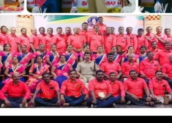 தூத்துக்குடி மாவட்ட காவல்துறையில் 25 வருடங்கள் சிறப்பாக பணி நிறைவு செய்த காவல்துறையினரின் வெள்ளிவிழா நிகழ்ச்சி..  எஸ். பி. பாலாஜி சரவணன் பங்கேற்று வாழ்த்து தெரிவித்தார்