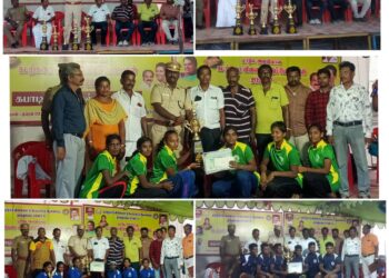 மாவட்ட அளவிலான கடற்கரை விளையாட்டு போட்டியில் வெற்றி பெற்றவர்களுக்கு விளாத்திகுளம் டிஎஸ்பி  பிரகாஷ் பரிசுகள் மற்றும் பாராட்டு சான்றிதழ் வழங்கினார்கள்