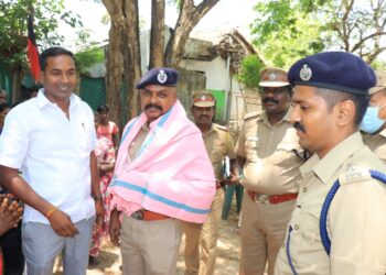 நாகப்பட்டினத்தில் ஆய்வு மேற்கொண்ட மத்திய மண்டல காவல்துறை தலைவர் பாலகிருஷ்ணன்.