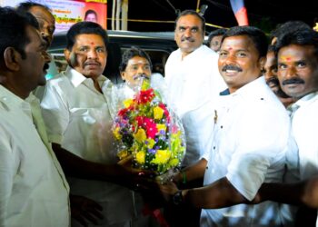 2024ல் நடைபெறவுள்ள தேர்தலில் மதசார்பற்ற கட்சிகளை ஓருங்கிணைத்து தேசிய அளவில் தடம் பதிக்கவுள்ளார் தமிழக முதல்வர். பிஜேபியை டெபாசிட் இழக்க தீவிர பணி செய்வோம்.  மாப்பிள்ளையூரணி யில் அமைச்சர் அனிதாராதாகிருஷ்ணன் சூழுரை!!