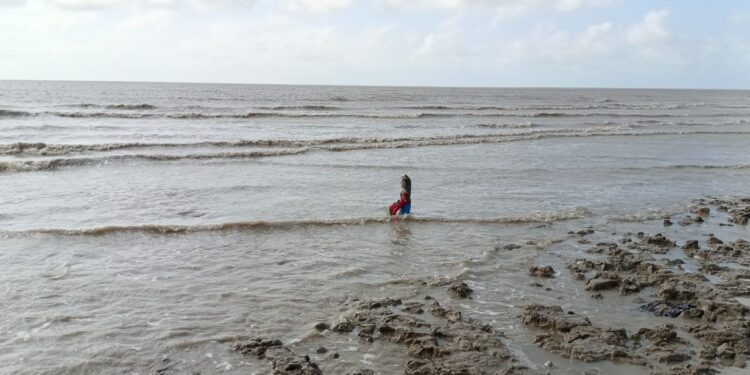 வேதாரண்யம் சன்னதி கடற்கரையில் வந்த அம்மன் சிலை – திடீர் பரபரப்பு