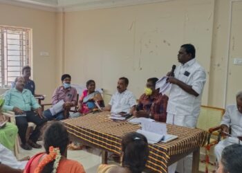 வேதாரண்யத்தில் சார்பதிவாளர் அலுவலக வருவாய் கிராமங்களின்வருவாய் வட்டங்கள் சீரமைத்தல் தொடர்பாக மக்களின் கருத்து கேட்பு கூட்டம்.