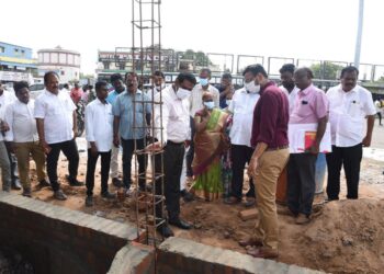 நாகை நகராட்சியில் நடைபெறும் வளர்ச்சிப் பணிகளை நகராட்சி நிர்வாக இயக்குநர் பொன்னையா ஆய்வு