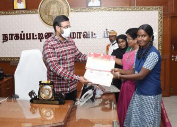 நாகையில் முதியோர் கொடுஞ்செயல் எதிர்ப்புதினஉறுதிமொழி ஏற்பு
