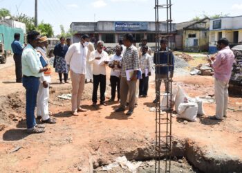 நாகை அடுத்த கீழ்வேளுர் ஒன்றியத்தில் நடைபெறும் வளர்ச்சி பணிகளை மாவட்ட ஆட்சியர் அருண்தம்புராஜ் ஆய்வு