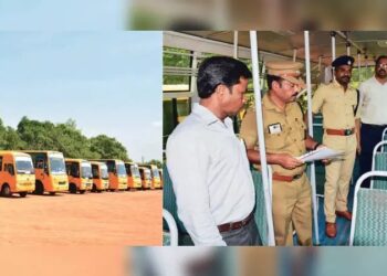 விதிமுறைகளை மீறி செயல்படும் பள்ளி வாகனங்கள் மீது கடும் நடவடிக்கை -திருவள்ளூர் கலெக்டர் எச்சரிக்கை!!