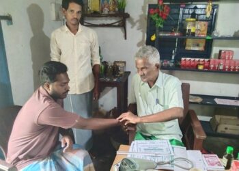 வேதாரண்யத்தை அடுத்த செட்டிப்புலம் மூங்கில டியில்  வர்மக்கலை முகாம்.