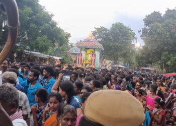 புஷ்பவனம் கிராமத்தில்  அருள்பாலிக்கும் அருள்மிகு  துரெளபதி அம்மன் ஆலய அக்னி வசந்த பெருவிழா