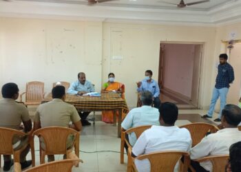 வேதாரணியத்தில் வரும் ஆடி அமாவாசையை முன்னிட்டு வரும் பக்தர்களுக்கு செய்ய வேண்டிய பாதுகாப்பு முன்னேற்பாடுகள் பற்றி ஆராய வேதாரண்யம் வட்டாட்சியர் அலுவலகத்தில் அனைத்து துறை அதிகாரிகளுடன் ஆலோசனைக் கூட்டம்  