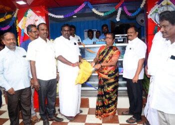 நாகை மாவட்டத்தில் வேளாண்மை மற்றும் உழவர் நலத்துறை சார்பில் வேளாண்மை விரிவாக்க மைய கட்டிடம் திறப்பு விழா மற்றும் புதிய கட்டிட அடிக்கல் நாட்டு விழா