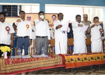 போதைப்பொருள் ஒழிப்பு விழிப்புணர்வு உறுதிமொழி ஏற்பு 