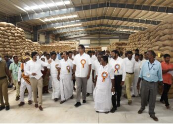 நாகப்பட்டினம் மாவட்டத்தில் தமிழ்நாடு சட்டமன்றப் பேரவை மதிப்பீட்டு குழு தலைவர் மன்னார்குடி சட்டமன்ற உறுப்பினர் டி.ஆர்.பி.ராஜா தலைமையில் ஆய்வு