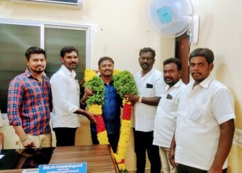 தூத்துக்குடி கிழக்கு ஒன்றிய திமுக செயலாளராக பொறுப்பேற்றுக் கொண்ட மாப்பிள்ளையூரணி பஞ்சாயத்து தலைவருக்கு பல்வேறு தரப்பினர் வாழ்த்துக்கள் தெரிவித்தனர்!!