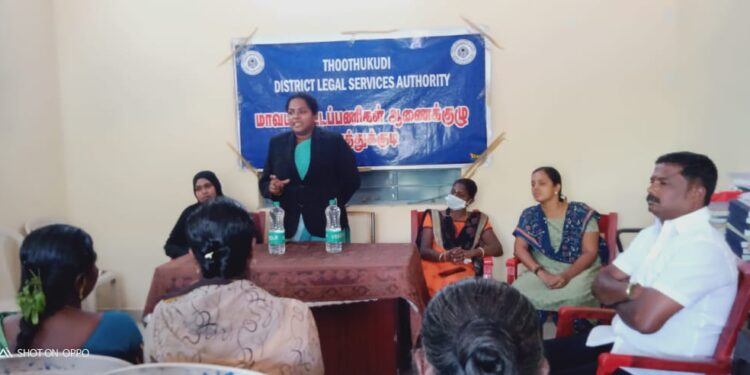 நீதிபதி பீரித்தா, தலைமையில்  பெண்கள் மற்றும் குழந்தைகளின் பாதுகாப்பு பற்றிய சட்ட விழிப்புணர்வு முகாம்: பஞ்.தலைவர் சரவணக்குமார் பங்கேற்பு!!