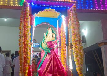 வேதாரண்யத்தை அடுத்த அகஸ்தியம்பள்ளி புனித செபஸ்தியார் ஆலய திருத்தேர் பவனி 