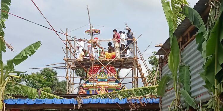 வேதாரண்யத்தை அடுத்த அகஸ்தியம்பள்ளி தெற்கு காடு ஸ்ரீ சக்தி விநாயகர் ஆலய நூதன அஷ்டபந்தன மஹா கும்பாபிஷேகம் 