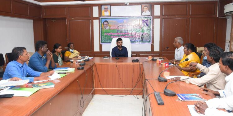 நாகப்பட்டினம் மாவட்ட அளவிலான் 11வது வேளாண்மை கணக்கெடுப்பிற்கான பயிற்சி வகுப்புகள் மாவட்ட ஆட்சித்தலைவர் அ.அருண் தம்புராஜ் தலைமையில் நடைபெற்றது.