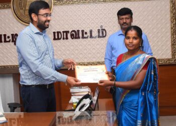 நாகப்பட்டினம் மாவட்டத்தில் வாக்காளர் பட்டியலுடன் ஆதார் எண் இணைத்தல் சிறப்பு முகாம் 18.09.2022 நடைபெறும் என மாவட்ட ஆட்சித்தலைவர் அ.அருண் தம்புராஜ், தகவல்.