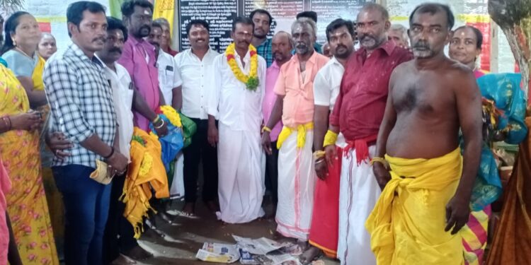 மாப்பிள்ளையூரணியில்  முனியசாமி, முத்துமாரியம்மன் கோவில் கொடை விழா: பஞ்சாயத்து தலைவர் சரவணக்குமார் பங்கேற்பு!!