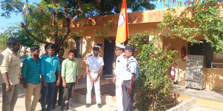 வேதாரண்யத்தை அடுத்த கோடிக்கரையில் 95 வது தேசிய கலங்கரை விளக்க தினம் – கொடியேற்றி கொண்டாடப்பட்டது.