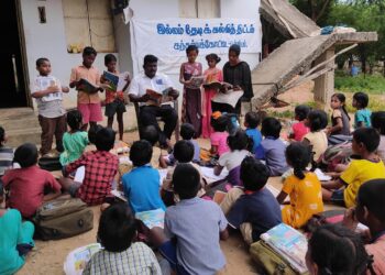 கந்தரகோட்டை ஒன்றியத்தில் சிறப்பாக செயல்பட்டு வரும் இல்லம் தேடிக் கல்வி திட்டம் .. பெற்றோர்கள் பாராட்டு…