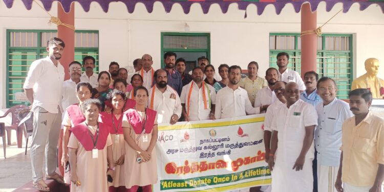 வேதாரண்யத்தில் முன்னாள் பாராளுமன்ற உறுப்பினர் பி.வி.ராஜேந்திரன் 67 வது பிறந்தநாள் விழா 