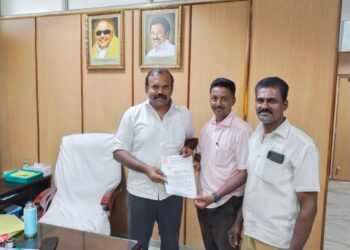 இந்து முன்னணி மற்றும் அனைத்து அம்பாள்களின் அருட்சப்பர பேரணி கமிட்டி சார்பில்   மேயர் ஜெகன் பெரியசாமியிடம் முக்கிய கோரிக்கை மனு!!