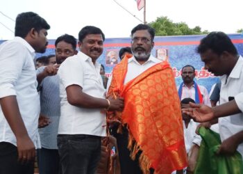 மாப்பிள்ளையூரணி வடக்கு சோட்டையன் தோப்பில் அம்பேத்கர் படிப்பகம் திருமாவளவன் எம்.பி திறந்து வைத்தார்.