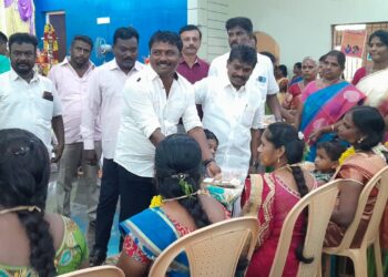 மாப்பிள்ளையூரணி ஊராட்சியில் 250 கர்பிணி பெண்களுக்கு சமுதாய வளைகாப்பு விழா:   எம்எல்ஏ சண்முகையா, பஞ். தலைவர் சரவணகுமார் பங்கேற்பு!!!