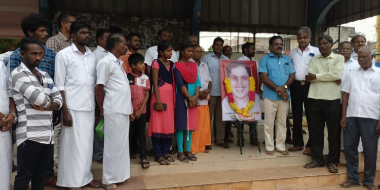 வேதாரண்யத்தில் பட்டுக்கோட்டை கல்யாணசுந்தரம் நினைவு நாள்