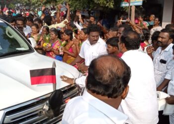 புதுக்கோட்டையில் இல்லம் தோறும் இளைஞர் அணி உறுப்பினர் சேர்க்கை உதயநிதி ஸ்டாலின் தொடங்கி வைத்தார்: அமைச்சர் அனிதா ராதாகிருஷ்ணன் உள்ளிட்ட திமுக நிர்வாகிகள் சார்பில் மிகப் பிரம்மாண்டமான வரவேற்பு!!