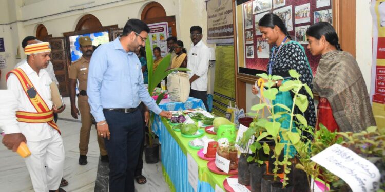 நாகப்பட்டினம் மாவட்ட ஆட்சியர் அலுவலகத்தில் விவசாயிகள் குறைதீர்க்கும் நாள் கூட்டம் மாவட்ட ஆட்சித்தலைவர் அ.அருண்தம்புராஜ் தலைமையில் இன்று நடைபெற்றது.